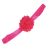 Pink-farbenes Party-Stirnband mit Blume