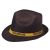 Schwarzer Trauzeugen JGA-Hut mit goldfarbenem Hutband