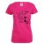 T-Shirt Heute Nacht mit Katzen-Motiv - Pink

