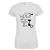 T-Shirt Heute Nacht mit Katzen-Motiv - Weiß
