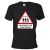 Schwarzes JGA T-Shirt mit Junggesellen Wanderung-Aufdruck