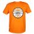Oranges Herren JGA-Shirt mit Prädikat Randvoll-Aufdruck