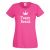 Pinkfarbenes Junggesellenabschied-T-Shirt mit Team Braut-Schriftzug und Krone