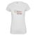 Weißes Team Braut JGA-Shirt - personalisiert mit Namen in Rosegold-Schrift