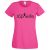 Pinkfarbenes T-Shirt mit Aufdruck 