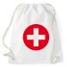 Weiße Rucksack-Tasche im Krankenschwester-Kostüm-Design