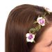 Blumen-Haarband im Haar