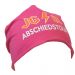 Pinkfarbene Herren JGA Beanie-Mütze mit Abschiedstour-Motiv