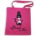 JGA Accessoire - Tote Bag mit Braut-Motiv in Pink
