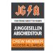 JGA Zubehör - Backstage-Ausweis für Herren - Vorderseite