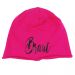 JGA Beanie Mütze Braut - Glamour - Pink