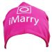 Pinkfarbene JGA-Mütze mit iMarry-Motiv