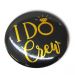 Button "I do Crew" - Schwarz