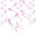 Pinkfarbene Deckenspiralen als Raumdeko für die Bridal Shower