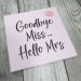 JGA-Erinnerungsalbum - Goodbye Miss, Hello Mrs