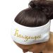 Weisses Trauzeugin-Haarband für den Wellness-Junggesellenabschied
