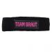 Frottee-Stirnband mit Aufdruck "Team Braut" in Schwarz