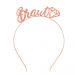 Braut-Haarreif in Rosegold für den Junggesellinnenabschied - Metall