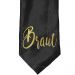 Krawatte "Braut" - Glamour - Schwarz