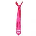 Pinkfarbene Game Over-Krawatte für den Junggesellenabschied