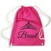 Pinkfarbener Braut-Rucksack für den Junggesellinnenabschied