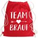 Rucksack "Team Braut" - Pfeil - Rot