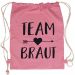 Rucksack "Team Braut" - Pfeil - Rosa