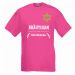 Pinkes Bräutigam-T-Shirt im Sheriff-Stil