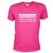 Pinkfarbenes JGA-Shirt mit Spruch: Bräutigam - Kann Spuren von Alkohol enthalten
