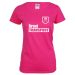 Pinkfarbenes JGA T-Shirt mit Braut Transport-Aufdruck