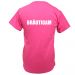 Pinkfarbenes Bräutigam JGA-Shirt - Rücken-Aufdruck