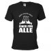 Schwarzes Bräutigam JGA-Shirt mit Einer für Alle-Motiv
