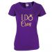 Junggesellenabschied T-Shirt "I Do Crew" - Lila