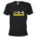 JGA T-Shirt Im Auftrag der Ehe - Schwarz