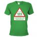 Grünes JGA T-Shirt mit Junggesellen Wanderung-Aufdruck