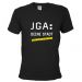 Personalisiertes Herren JGA-Shirt mit Namen der Stadt - Schwarz
