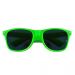Grüne Sonnenbrille mit Kunststoff-Gestell - Vorderansicht