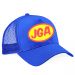 JGA Superhelden-Mütze in Blau - Seitenansicht
