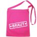 Pinkfarbene JGA-Tasche mit Braut-Label