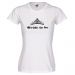 Weißes Junggesellinnenabschied T-Shirt mit Diadem-Logo