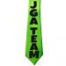 Junggesellenabschied-Krawatte JGA Team - Neongrün
