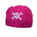 Pinkfarbenes Piratenbraut-Kopftuch - Piraten-Bandana für Damen