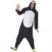 Schwarz-weißes Pinguin-Kostüm für Herren