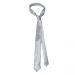 Schmale Retro-Krawatte in Weiß