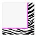 Papier-Servietten im Zebra-Design