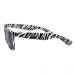 Sonnenbrille im Zebra-Design