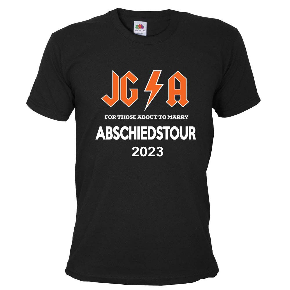 JGA-Shirt "Abschiedstour" - - Schwarz