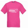 Junggesellenabschied-T-Shirt Hangover Loading in Pink