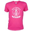 Pinkfarbenes JGA Marine-Shirt mit Letzter Landgang-Aufdruck