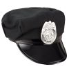 Schwarze Damen-Polizeimütze für Fasching
